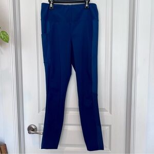 Crane Women’s Athletic Pants Dark Teal S – Mesh Vent Panels,  Pockets Activewear